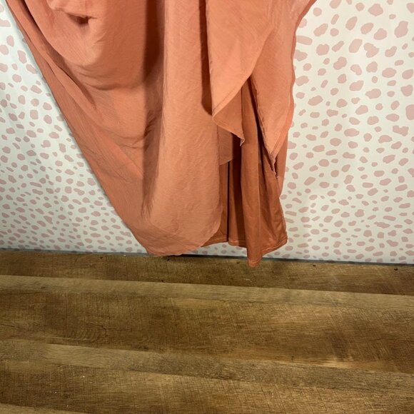 H&M Women's M Blush Pink Dress Empire Waist Sleeveless Recycled Formal Cocktail - Picture 5 of 12